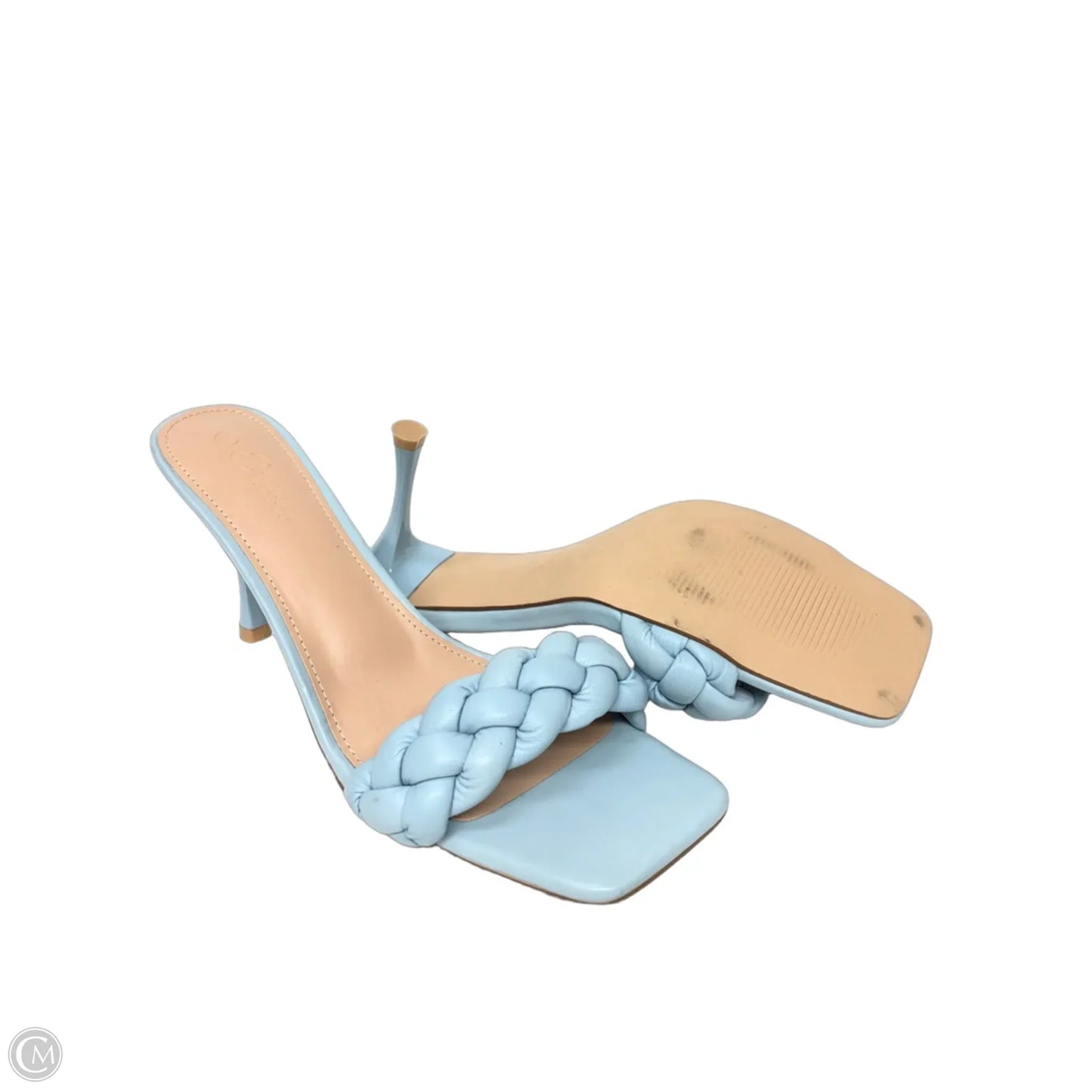 Sandals Heels Stiletto By Clothes Mentor In Blue, Size: 11