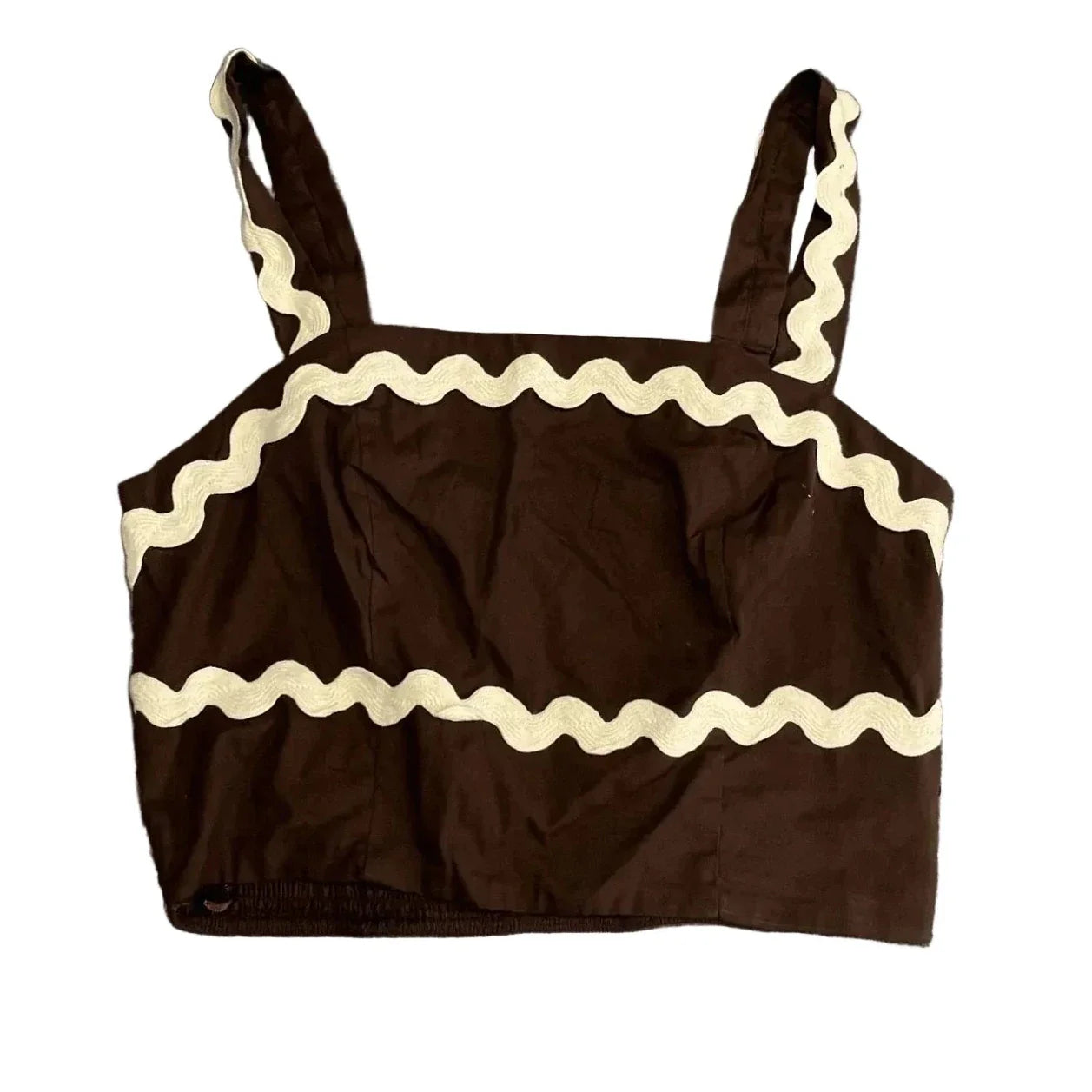 Skirt Set 2pc By Japna In Brown, Size: L