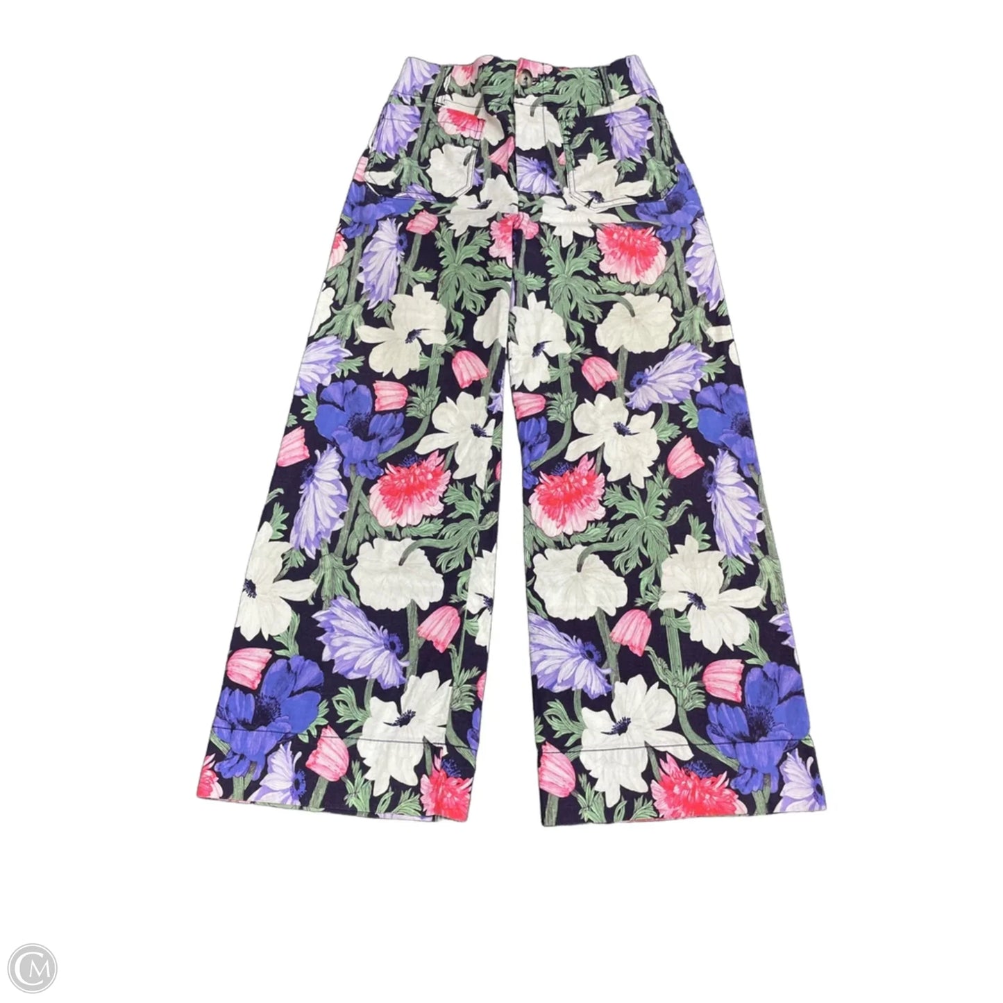 Pants Wide Leg By Anthropologie In Floral Print, Size: 4