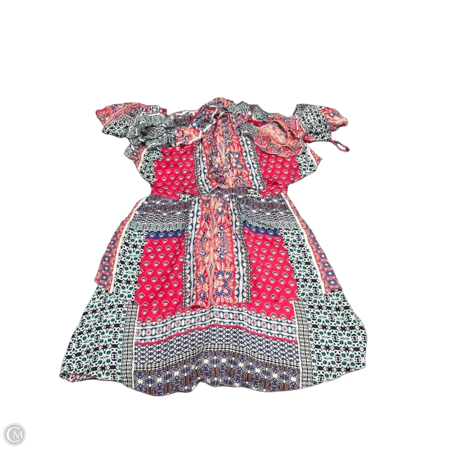 Dress Casual Short By Parker In Blue Red & White, Size: 8