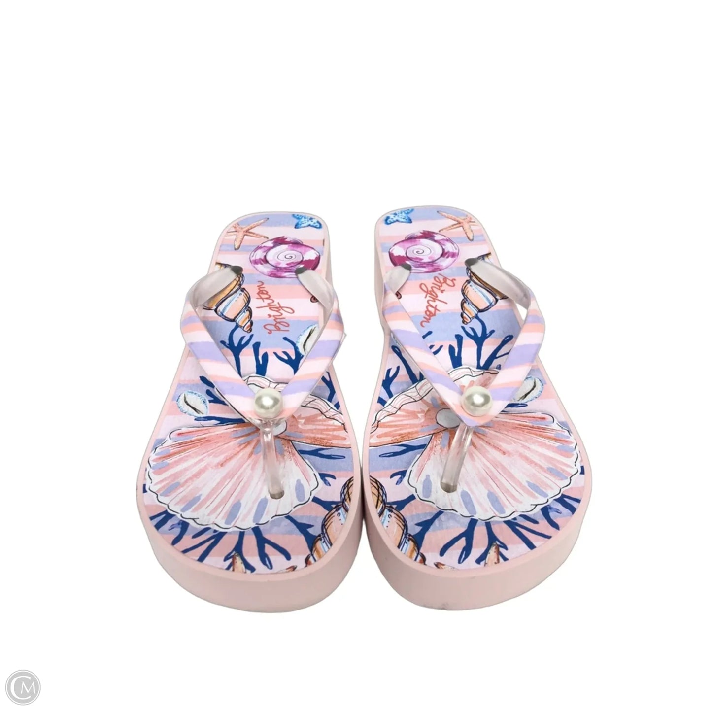 Sandals Flip Flops By Brighton In Ombre Print, Size: 6