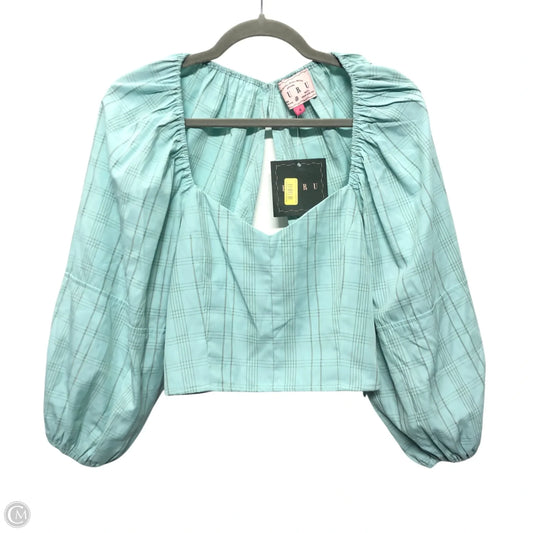 Top 3/4 Sleeve By Buru In Green, Size: S