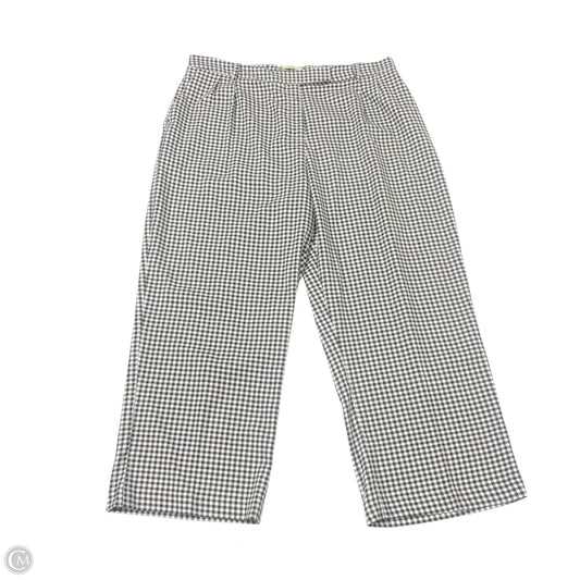 Pants Wide Leg By Clothes Mentor In Black & White, Size: 2x