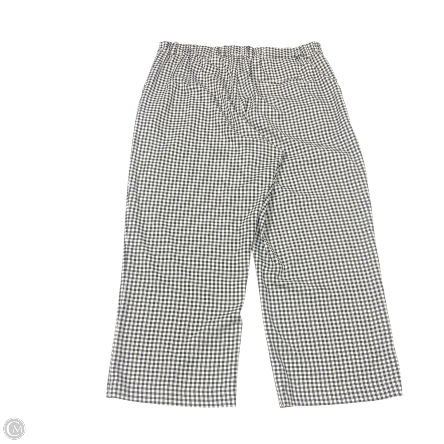 Pants Wide Leg By Clothes Mentor In Black & White, Size: 2x