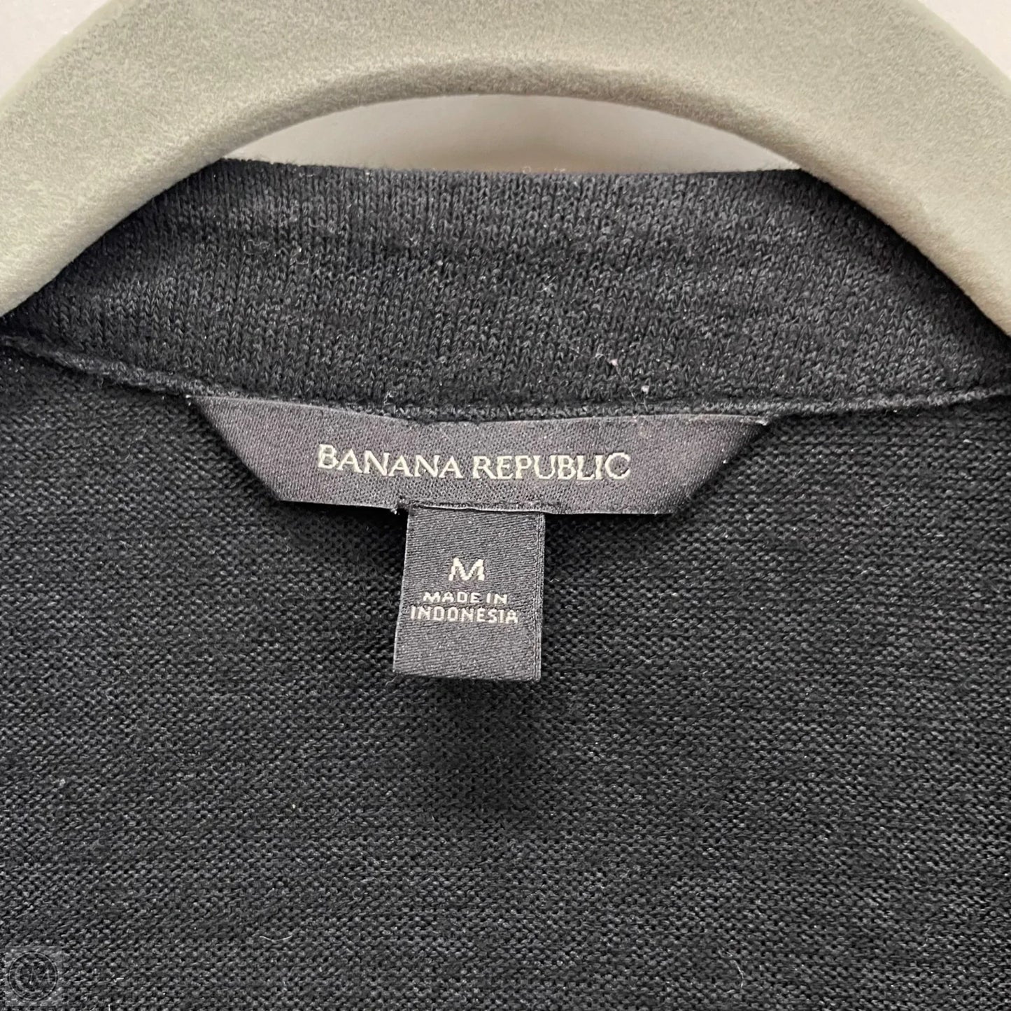 Sweater Cardigan By Banana Republic In Black, Size: M