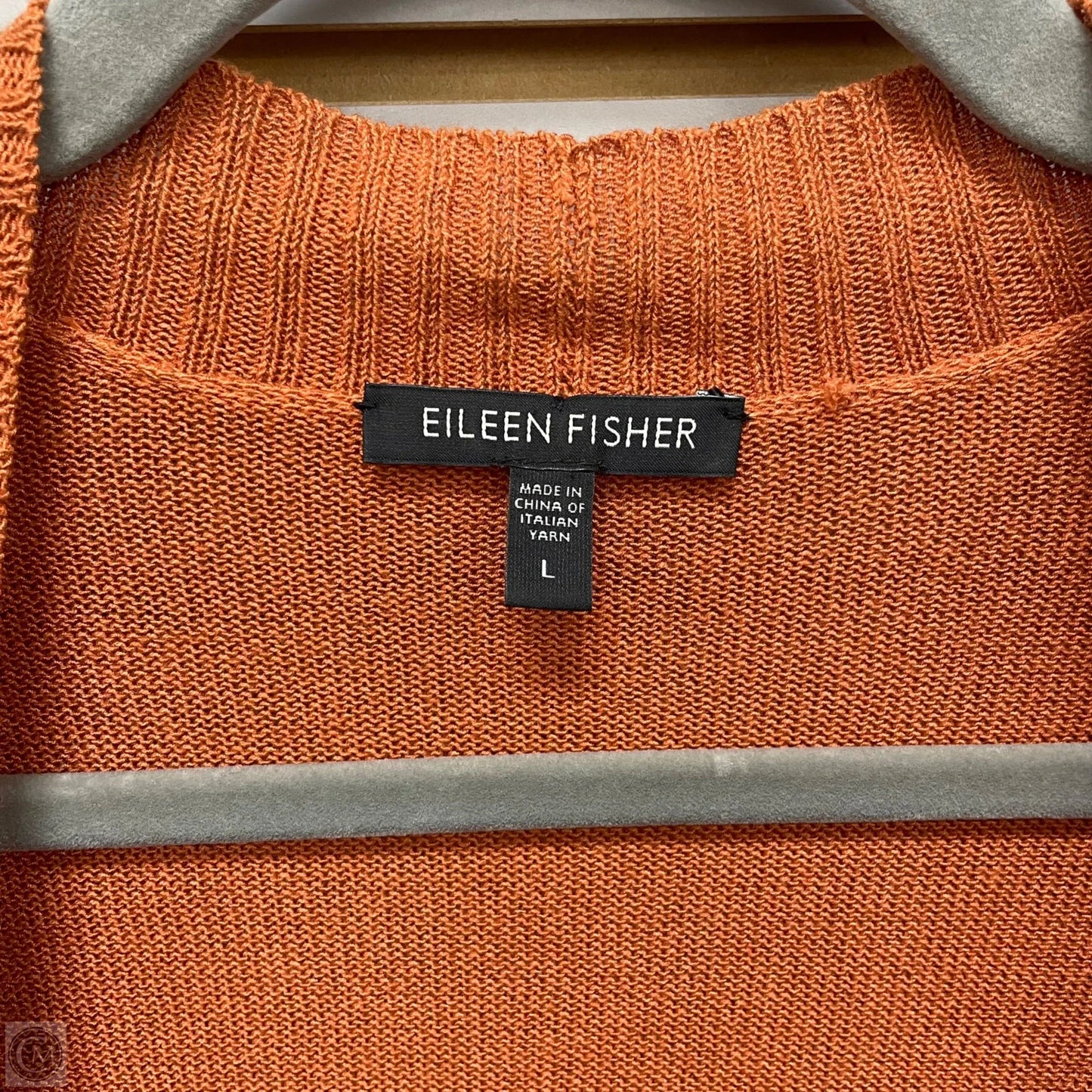 Cardigan By Eileen Fisher In Orange, Size: L