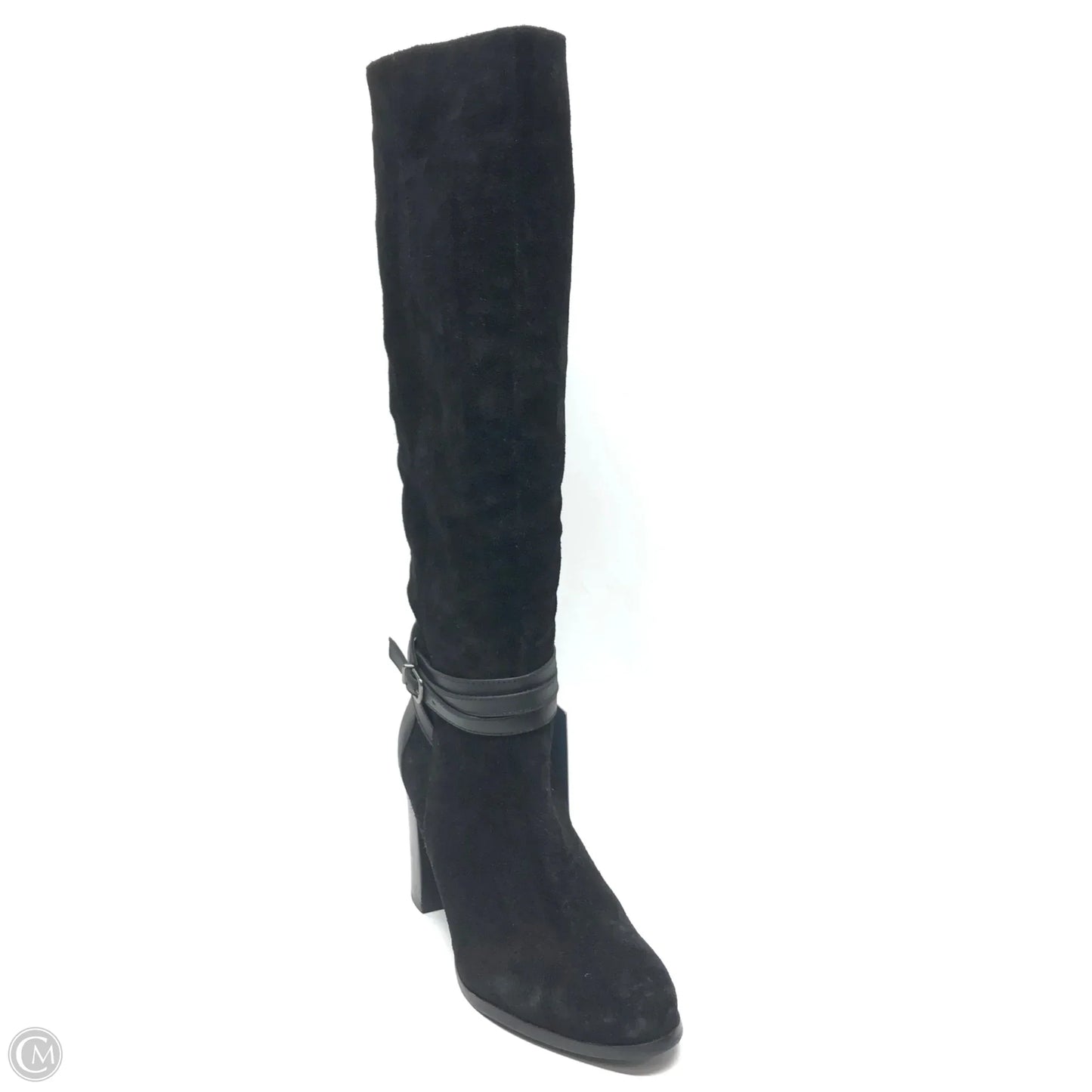 Boots Mid-calf Heels By Antonio Melani In Black, Size: 7.5