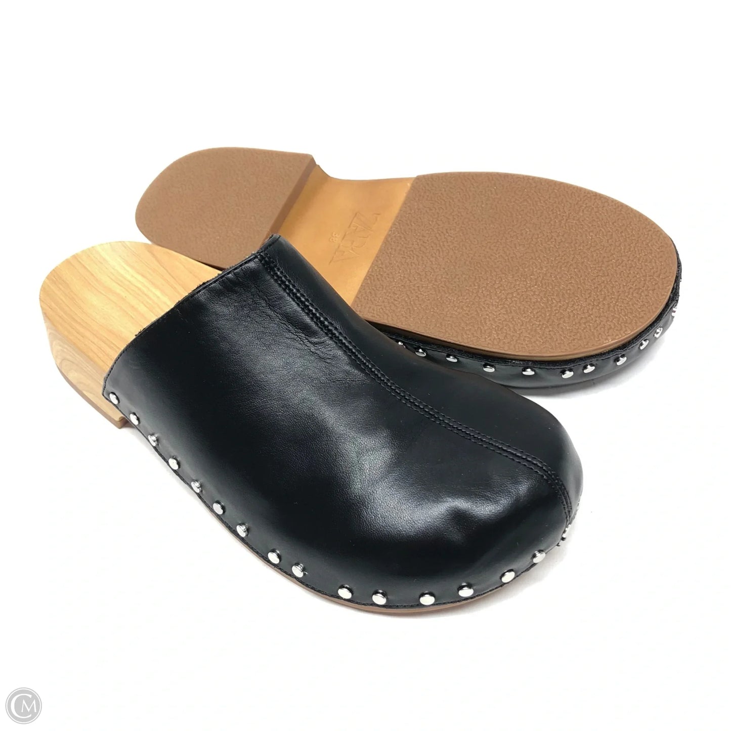 Shoes Flats By Zara In Black, Size: 7.5