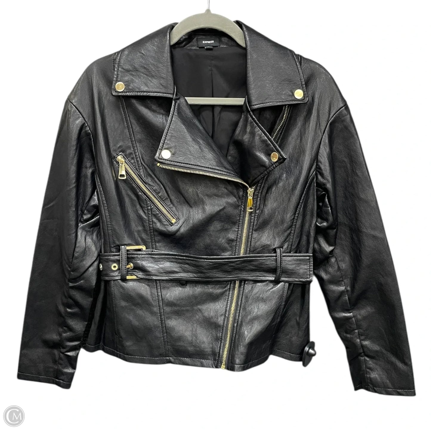 Jacket Moto By Express In Black, Size: S