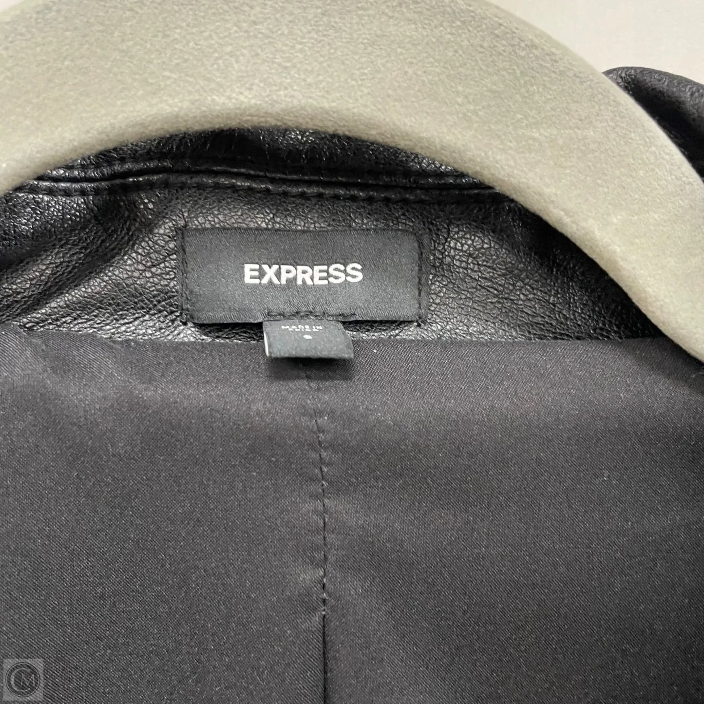 Jacket Moto By Express In Black, Size: S