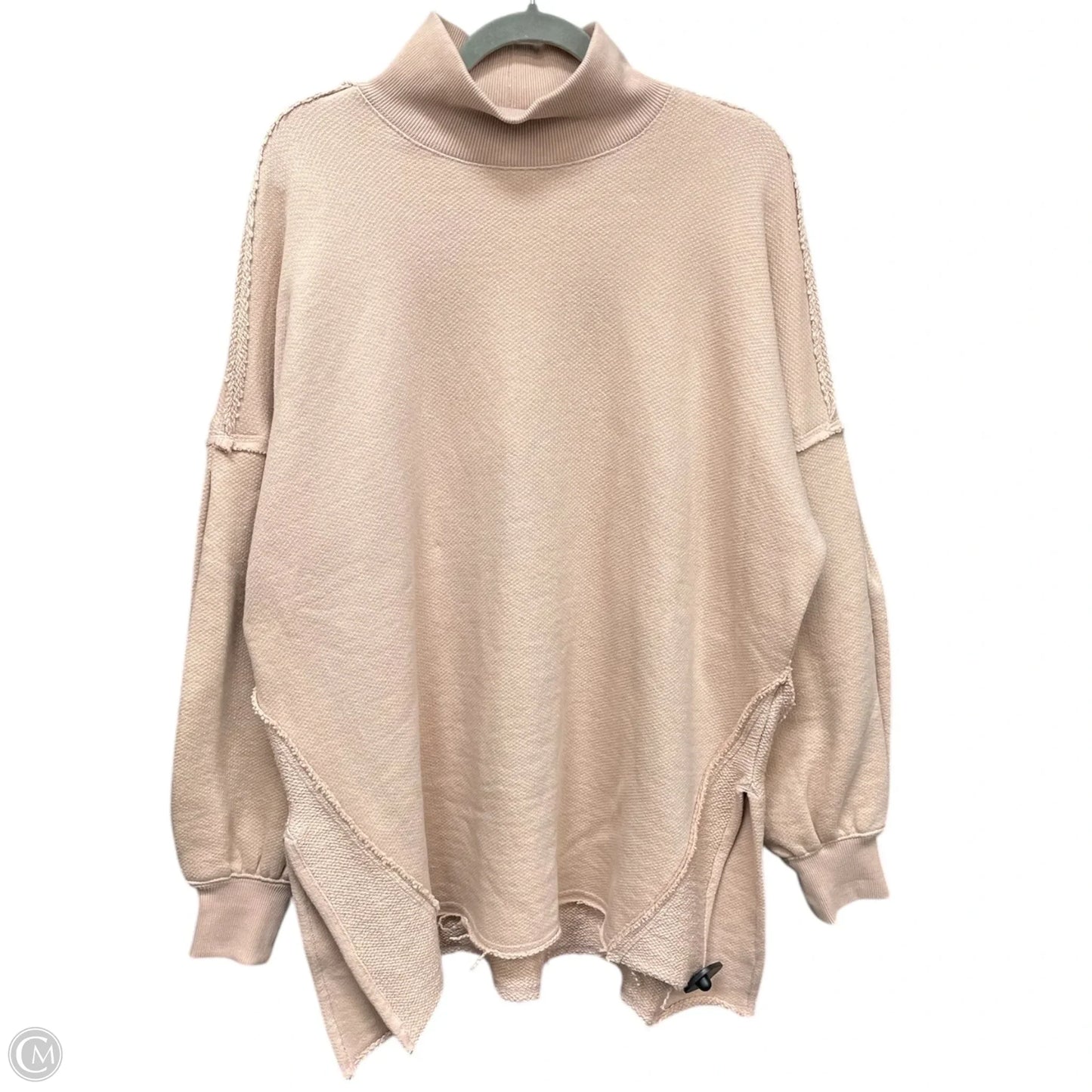 Sweatshirt Collar By We The Free In Tan, Size: S