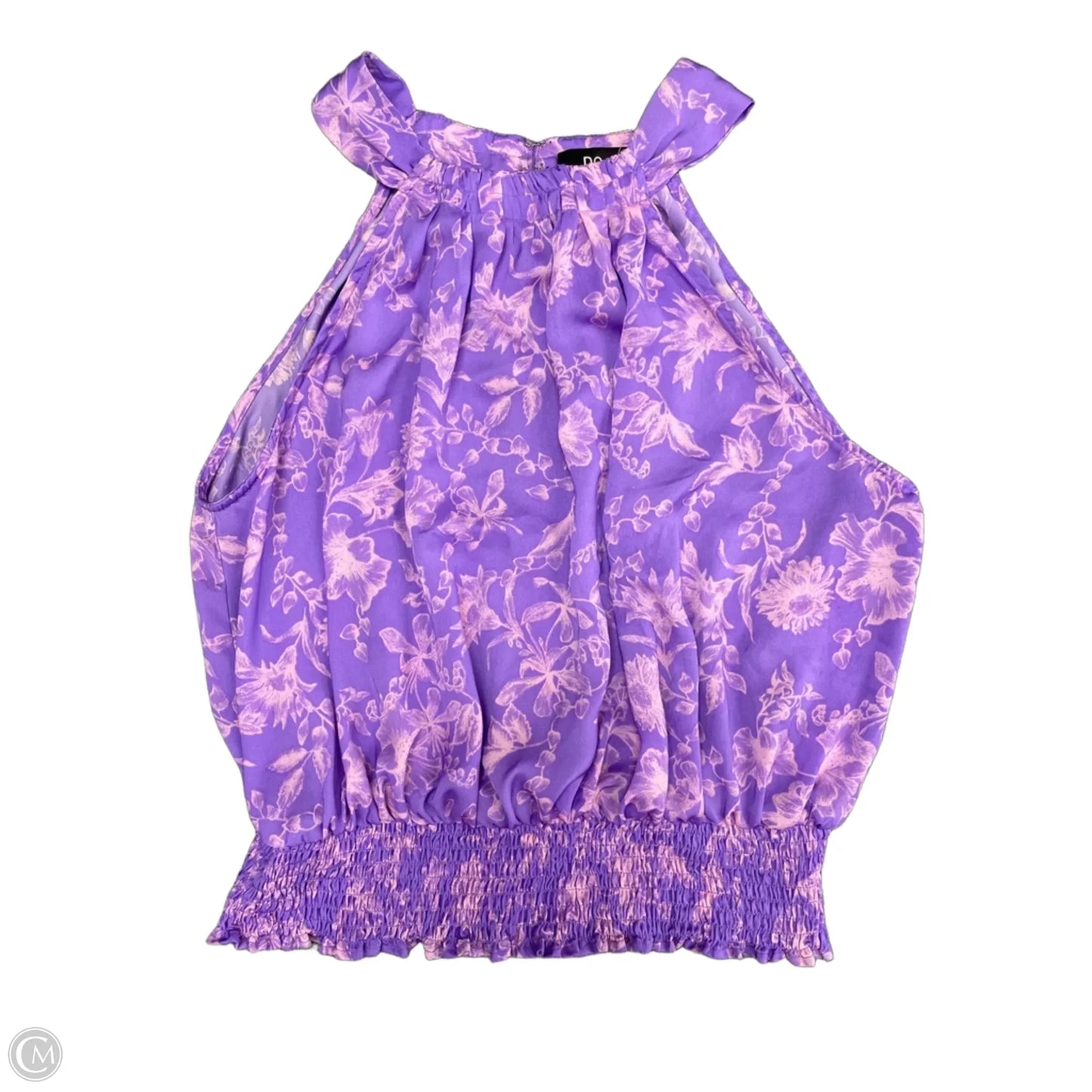 Top Sleeveless By Do + Be In Pink & Purple, Size: L