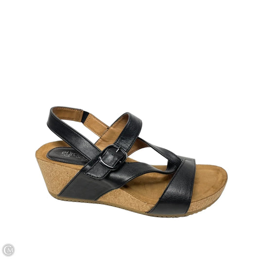 Sandals Heels Wedge By Sofft In Black, Size: 10