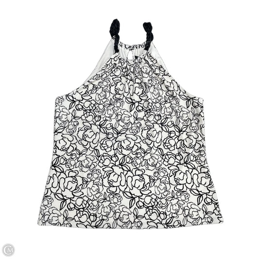 Top Sleeveless By White House Black Market In Black & White, Size: L
