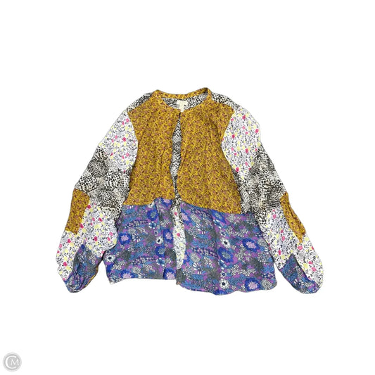 Top Long Sleeve By Logo In Multi-colored, Size: S