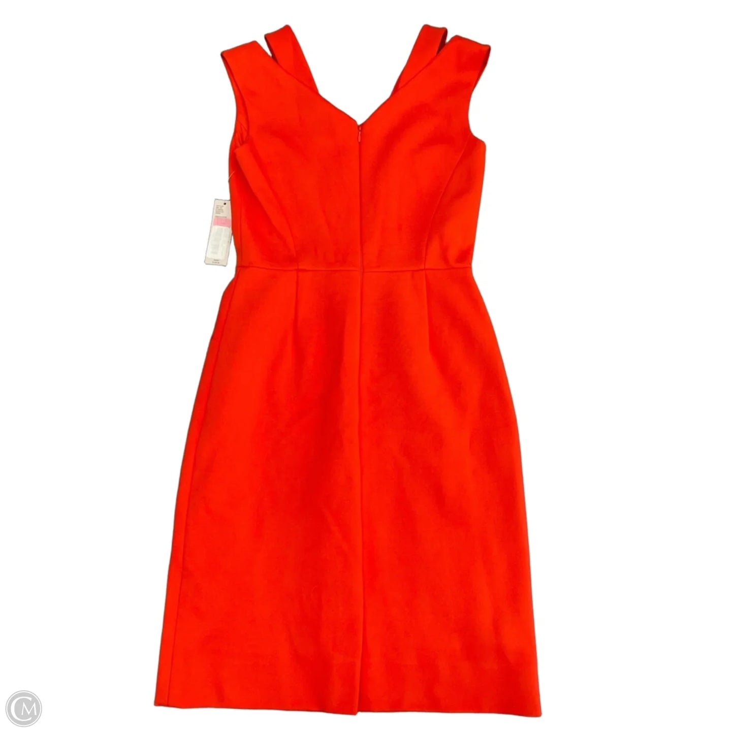 Dress Casual Midi By Cmc In Orange, Size: 2