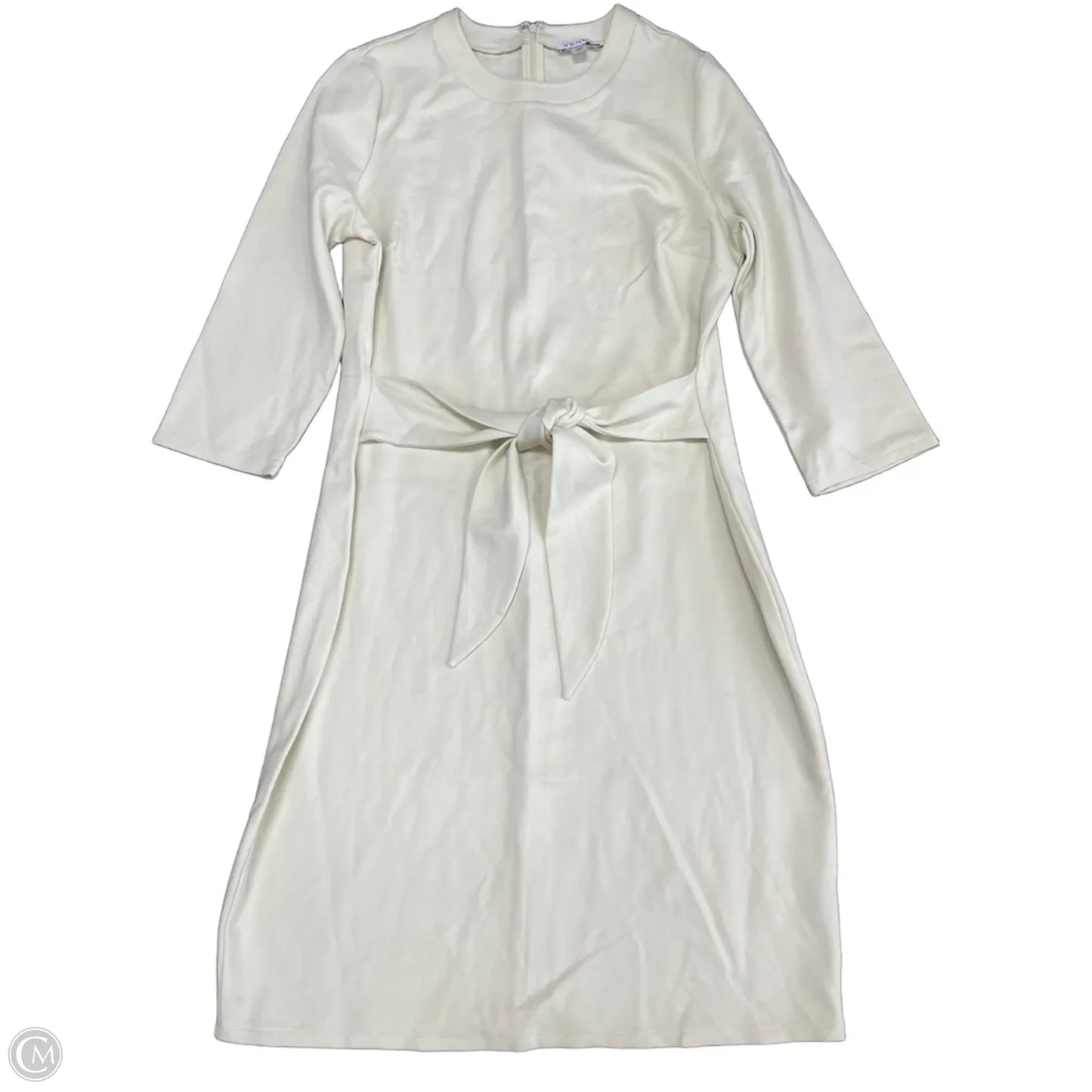 Dress Casual Midi By Venus In Cream, Size: L