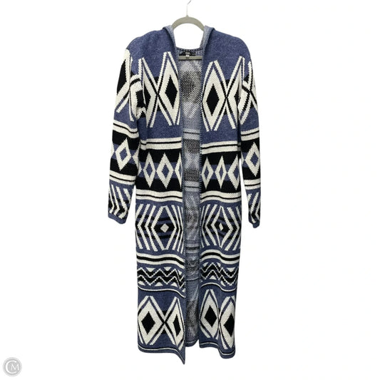 Sweater Cardigan By Sioni In Blue, Size: Xl