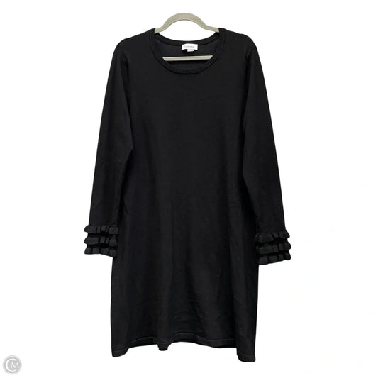 Dress Sweater By Calvin Klein In Black, Size: Xl