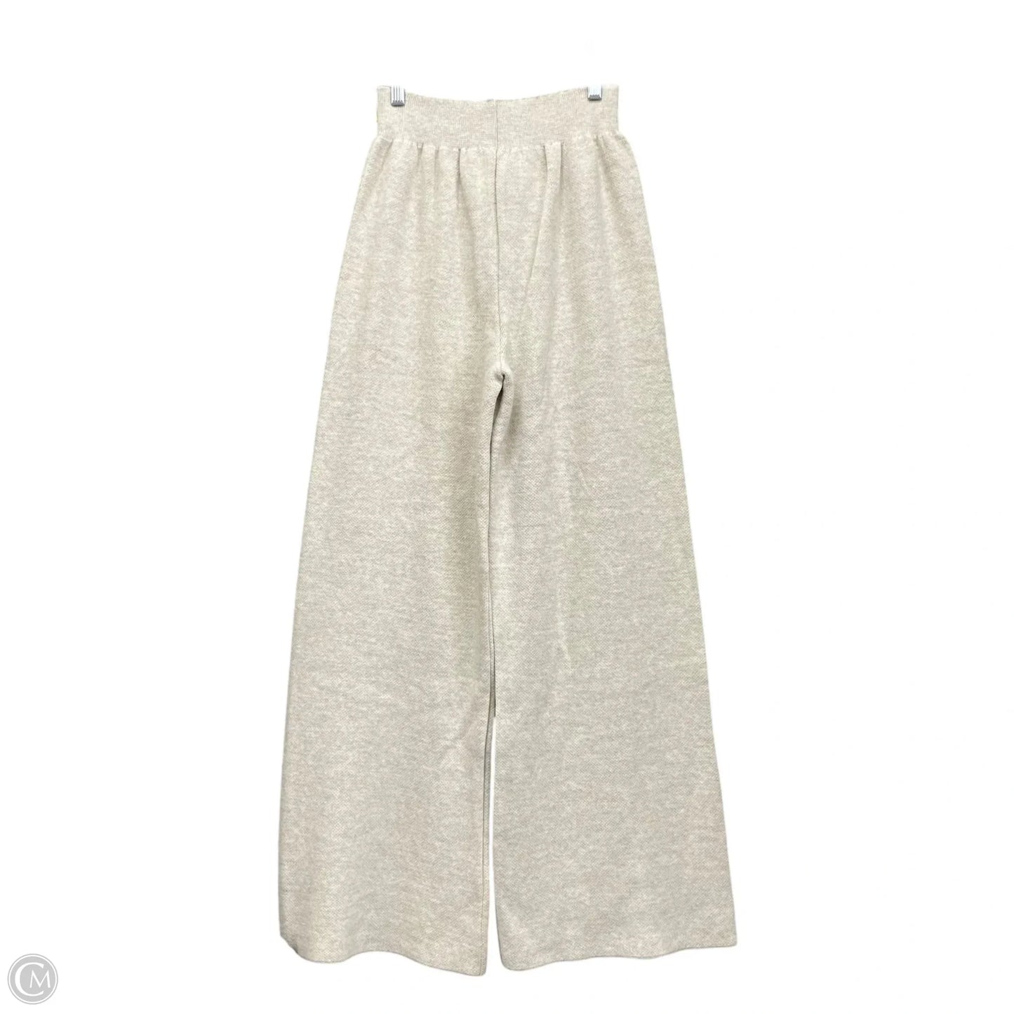 Lounge Set Pants By Cmf In Cream & Tan, Size: M
