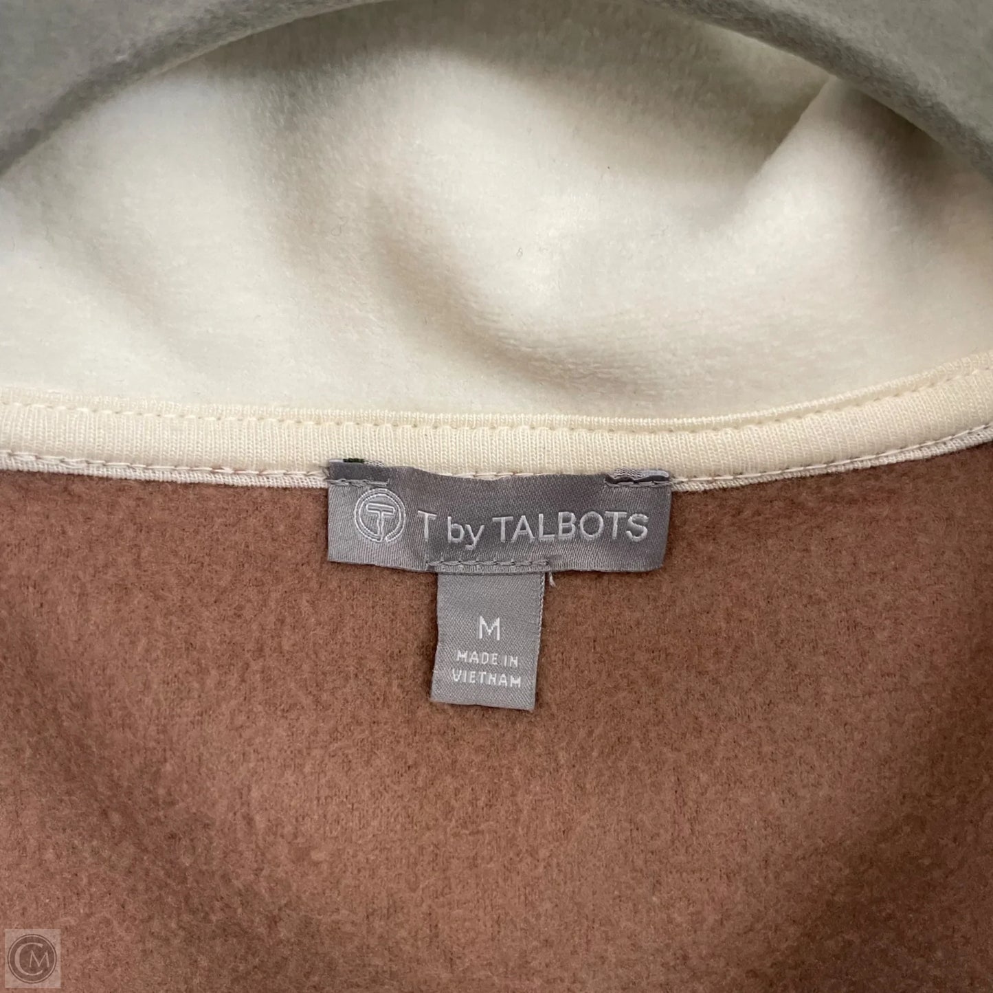 Athletic Fleece By Talbots In Tan, Size: M