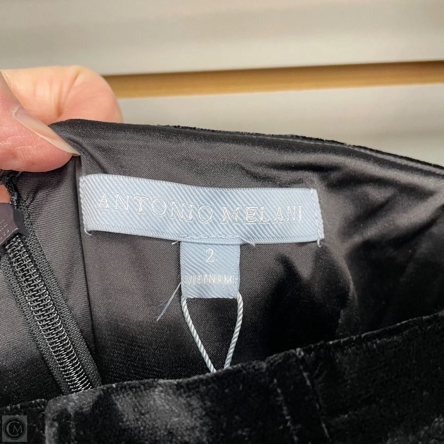 Dress Party Midi By Antonio Melani In Black, Size: 2