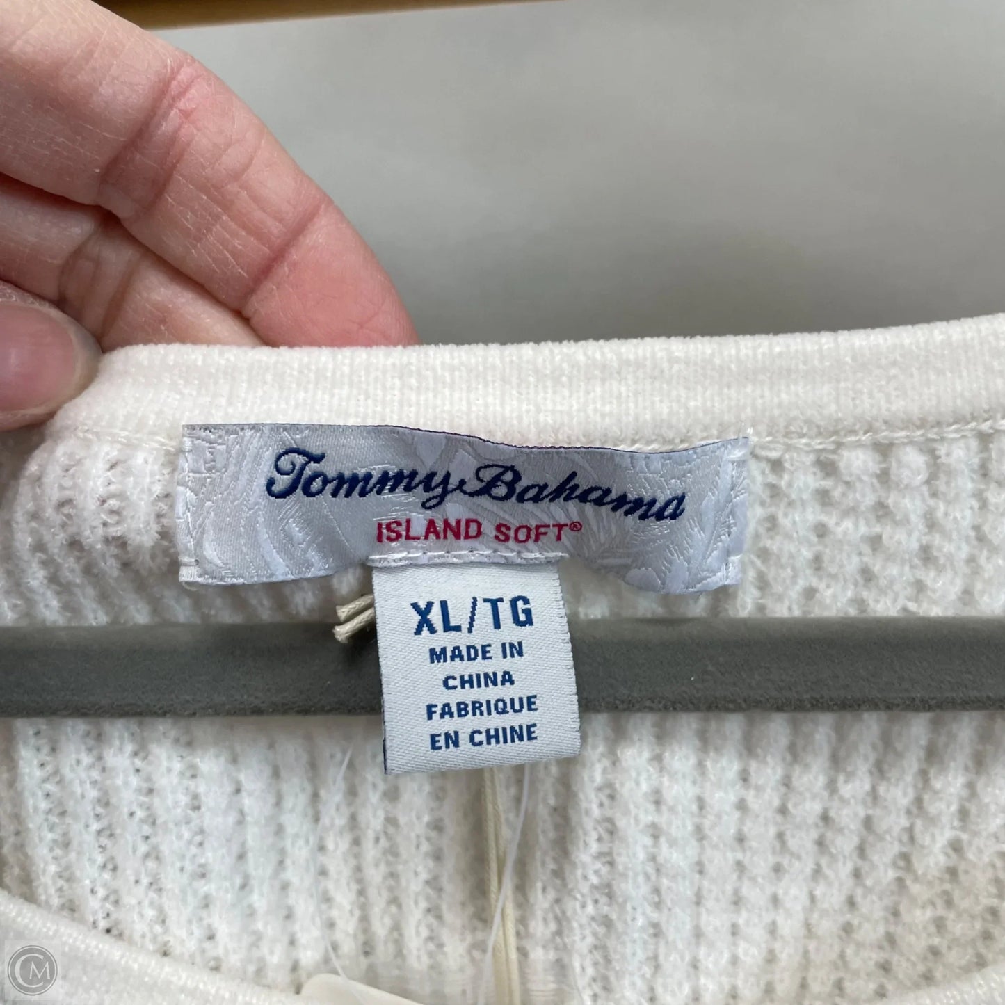 Sweater By Tommy Bahama In Cream, Size: Xl