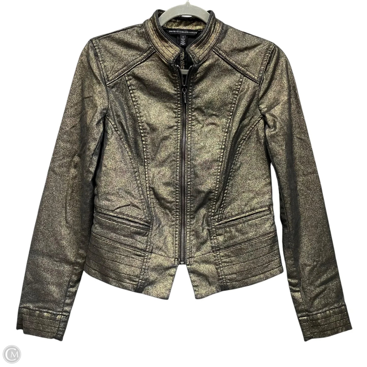 Jacket Other By White House Black Market In Black & Gold, Size: 4