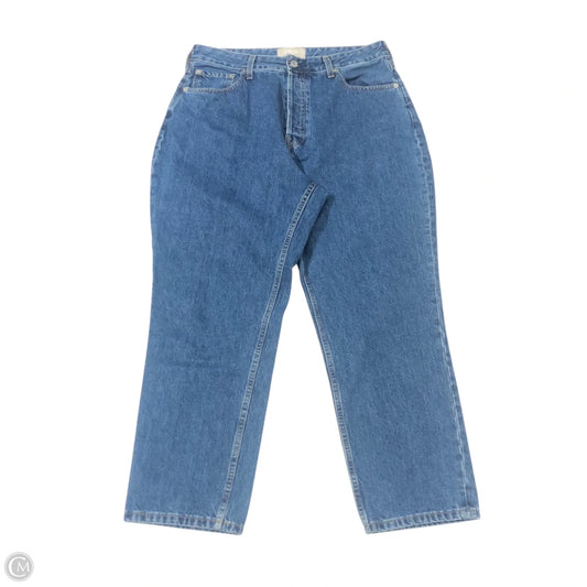 Jeans Straight By Everlane In Blue Denim, Size: 16