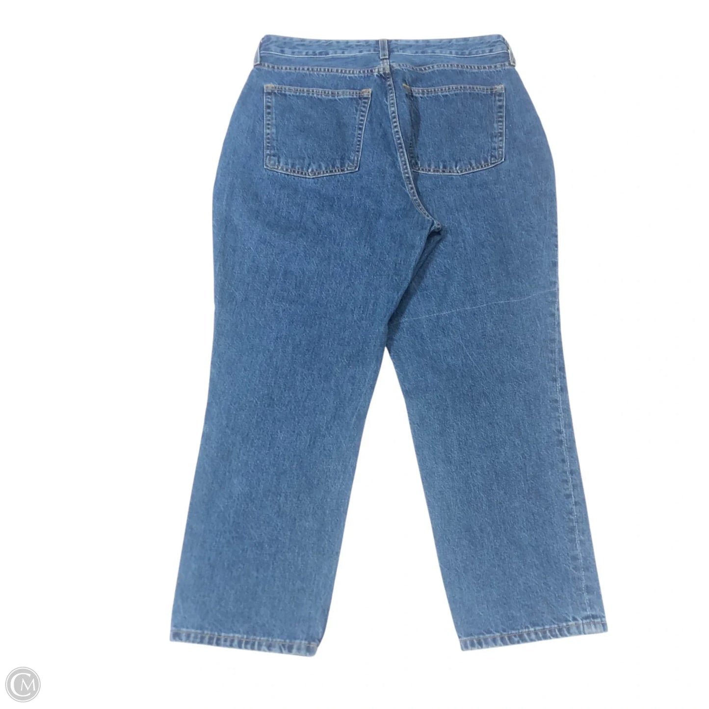 Jeans Straight By Everlane In Blue Denim, Size: 16