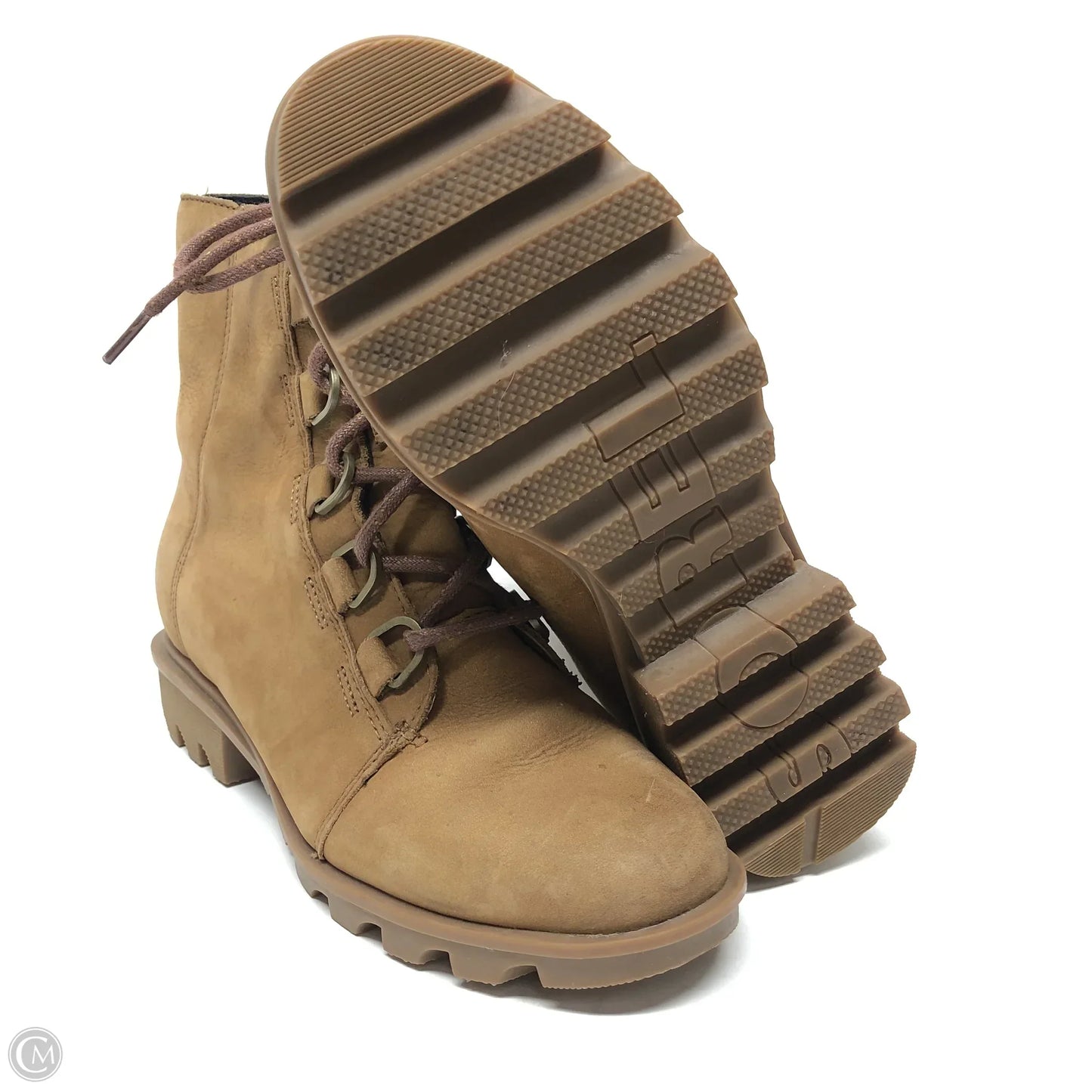Boots Ankle Heels By Sorel In Brown, Size: 7