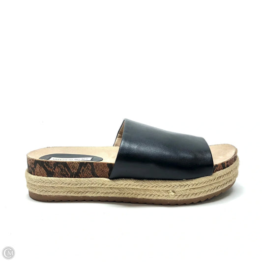 Sandals Heels Platform By Saks Fifth Avenue In Black, Size: 8.5