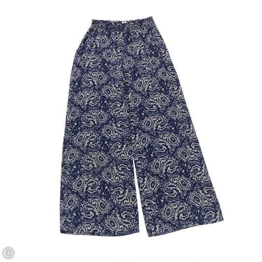 Pants Other By Bobeau In Blue & Cream, Size: M