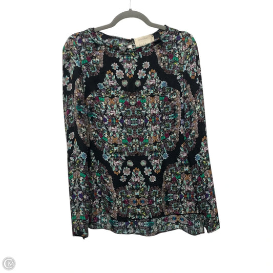 Top Long Sleeve By Nicole By Nicole Miller In Multi-colored, Size: S