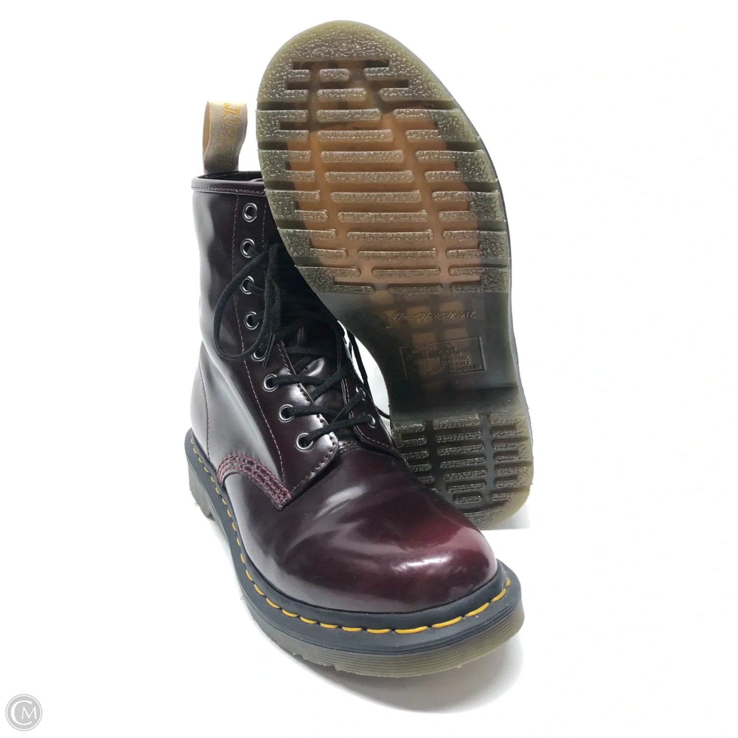 Boots Combat By Dr Martens In Red, Size: 7