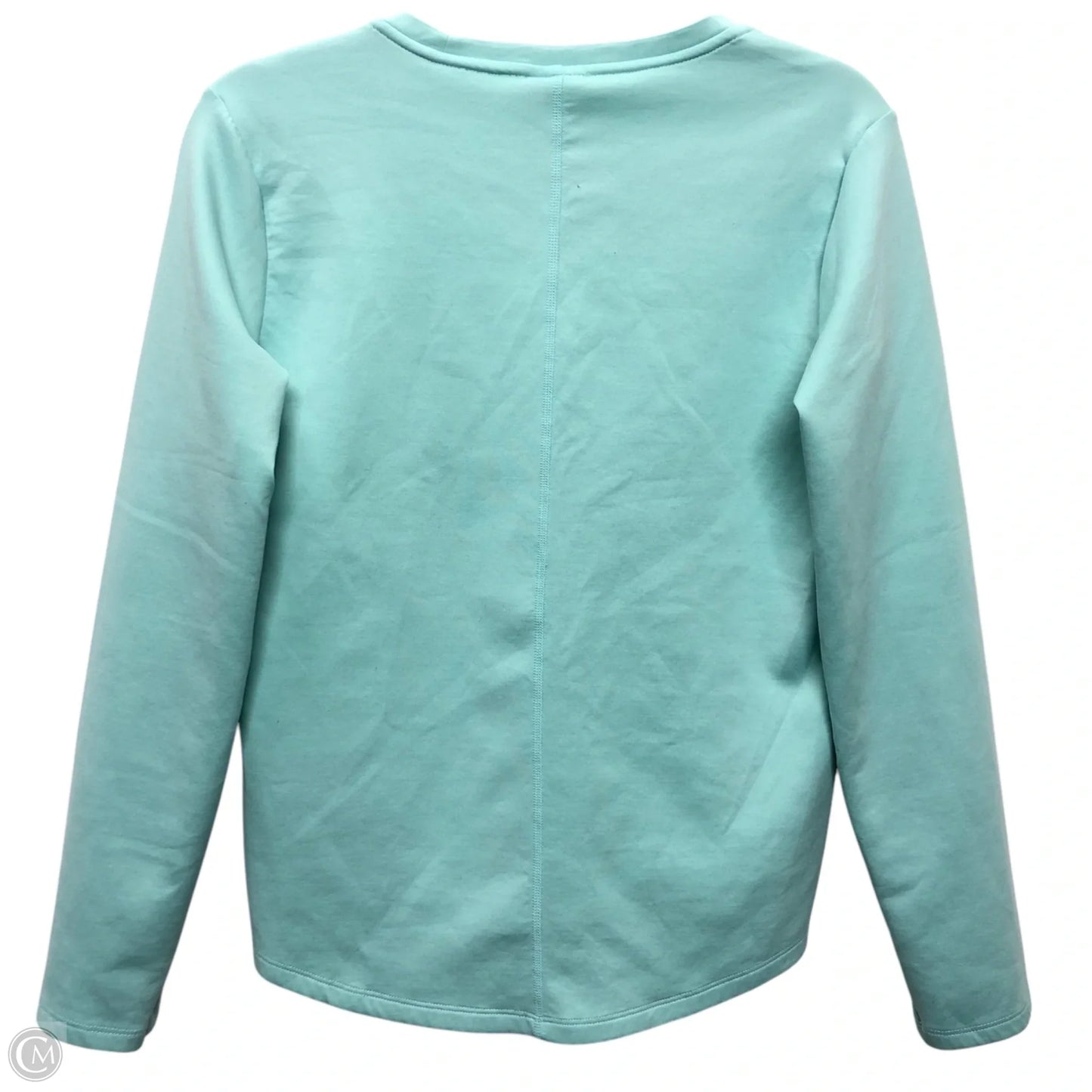 Athletic Top Long Sleeve Crewneck By Nike In Green, Size: S