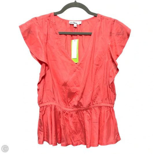 Top Short Sleeve By Sam Edelman In Pink, Size: S