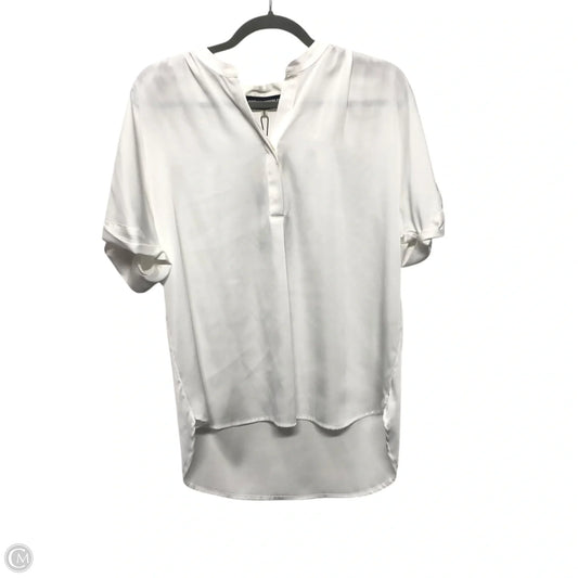 Blouse Designer By Karl Lagerfeld In White, Size: M
