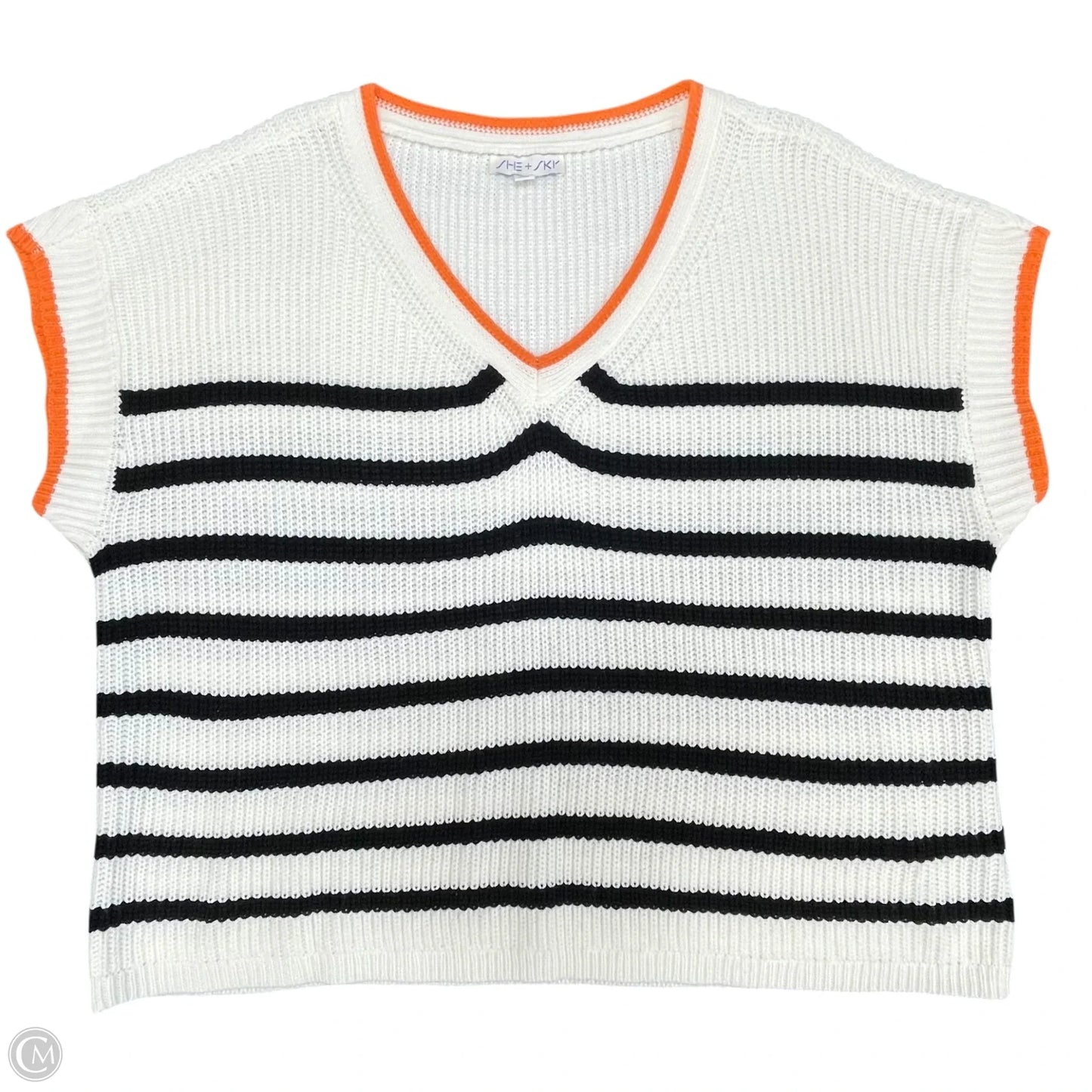 Sweater By She + Sky In White, Size: L