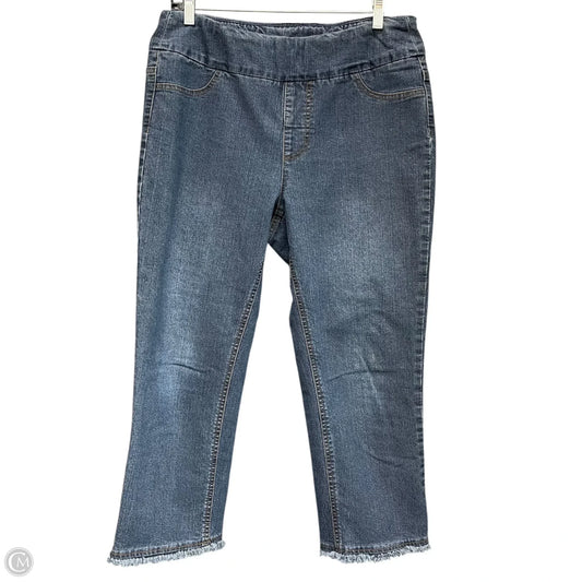 Jeans Cropped By Soft Surroundings In Blue, Size: M