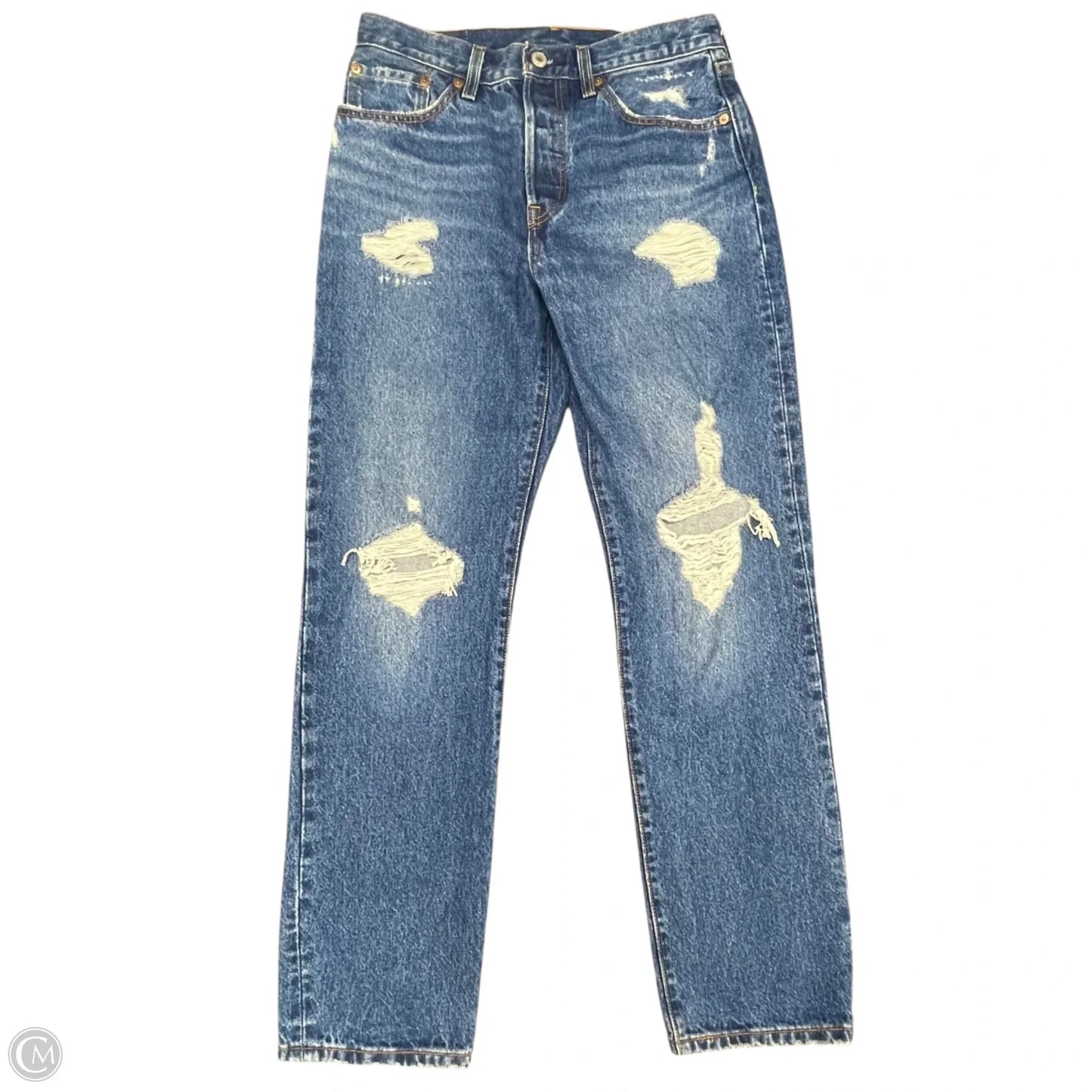 Jeans Straight By Levis In Blue, Size: 4