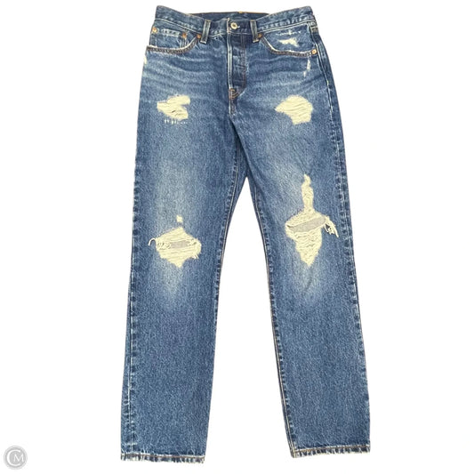 Jeans Straight By Levis In Blue, Size: 4