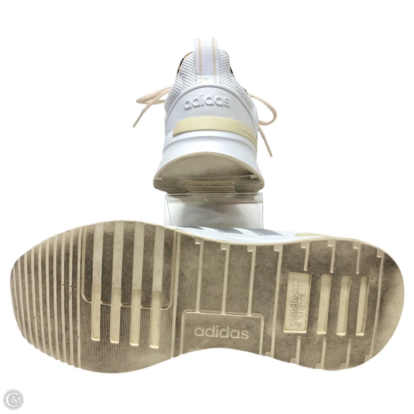 Shoes Athletic By Adidas In White, Size: 8.5