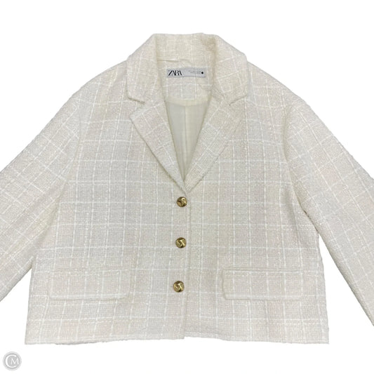 Blazer By Zara In Cream, Size: L