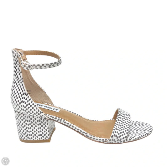 Shoes Heels Block By Steve Madden In Polkadot Pattern, Size: 8