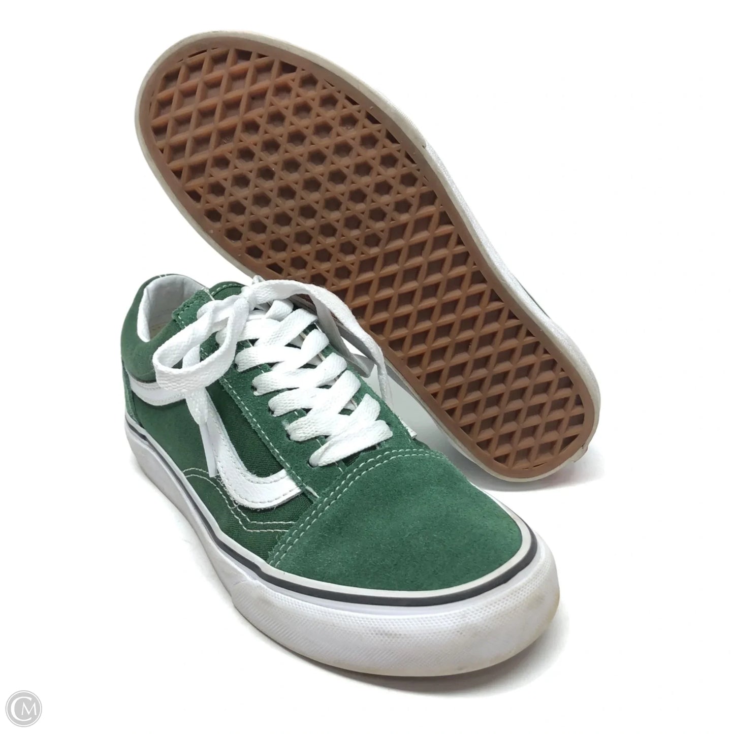 Shoes Sneakers By Vans In Green, Size: 6