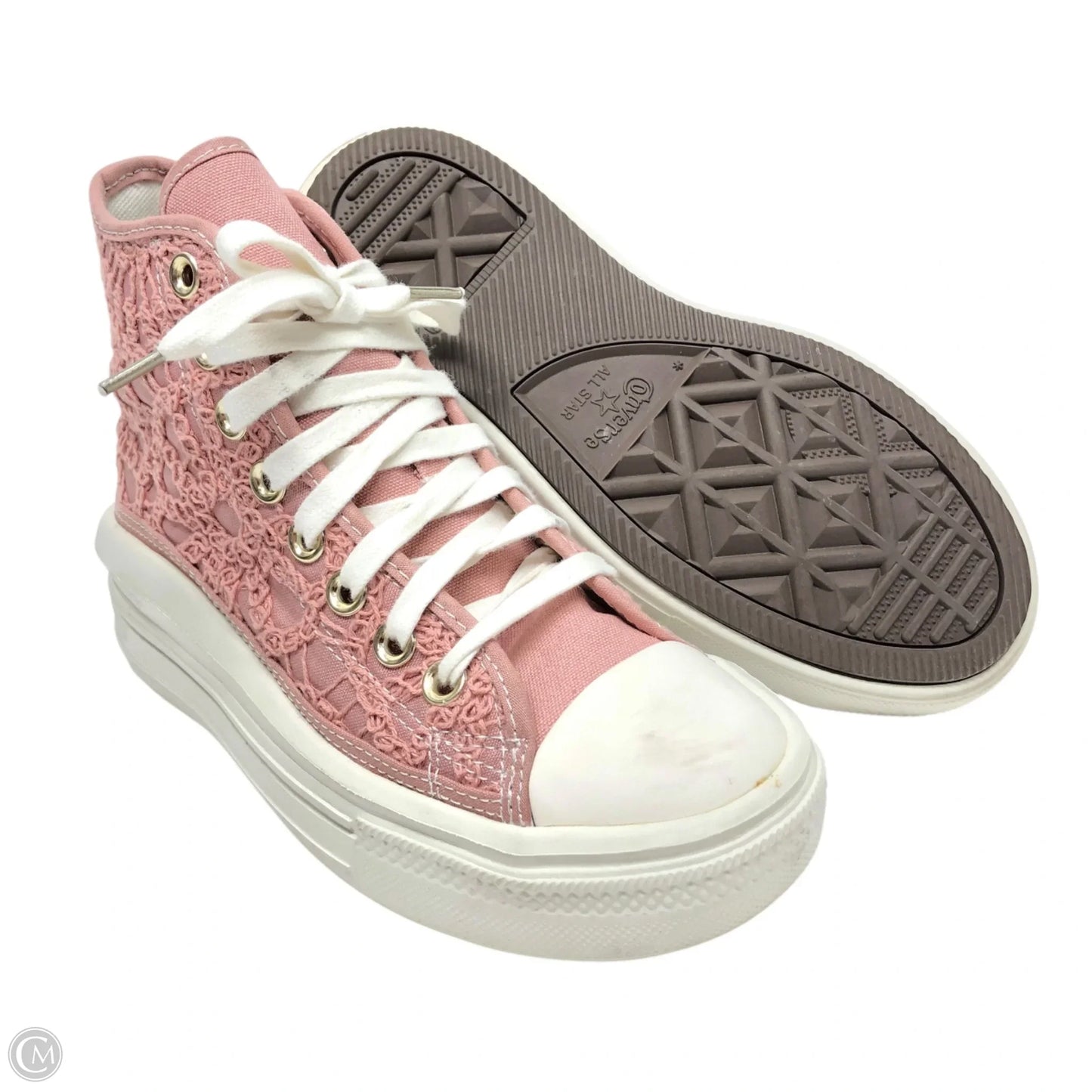 Shoes Sneakers Platform By Converse In Pink, Size: 5.5