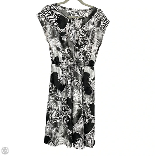 Dress Casual Short By Talbots In Black & Grey, Size: S