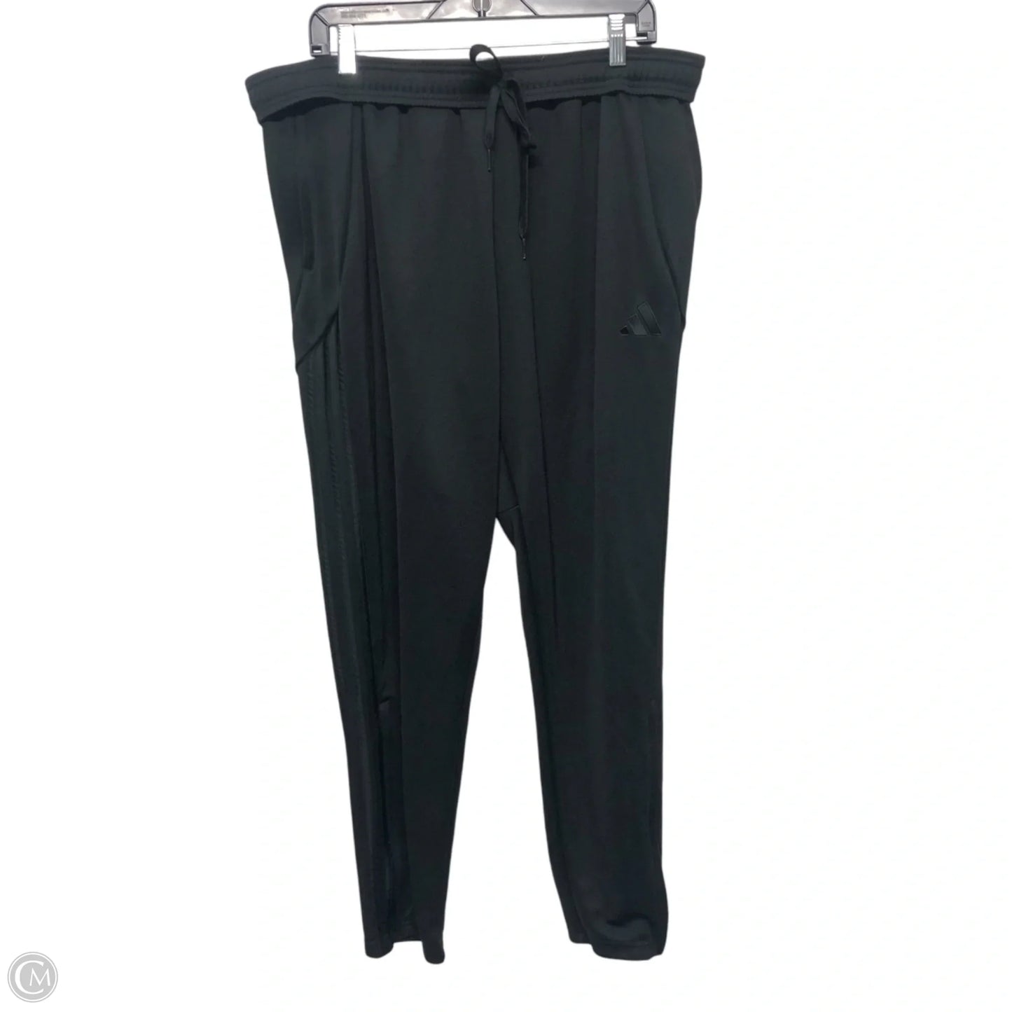 Athletic Pants By Adidas In Black, Size: 2x