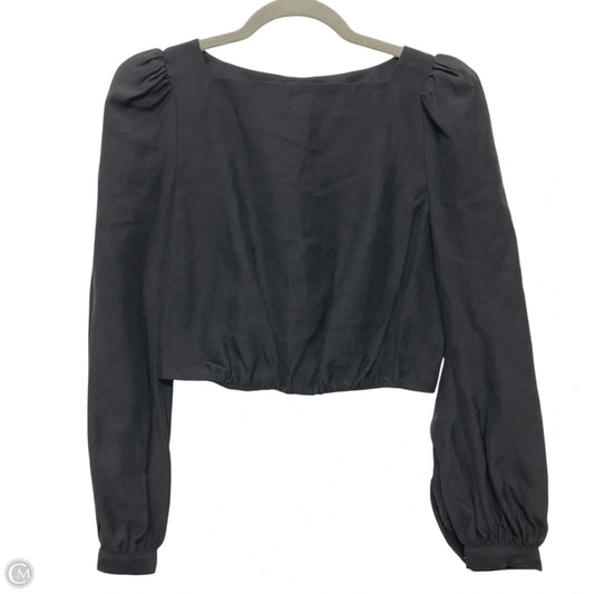 Top Long Sleeve By Antonio Melani In Black, Size: S